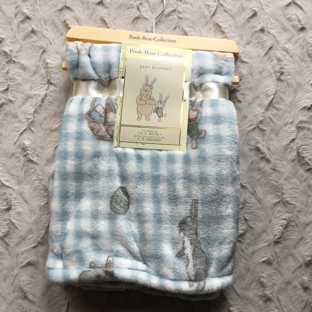 Winnie the Pooh and Friends EASTER Baby Blanket